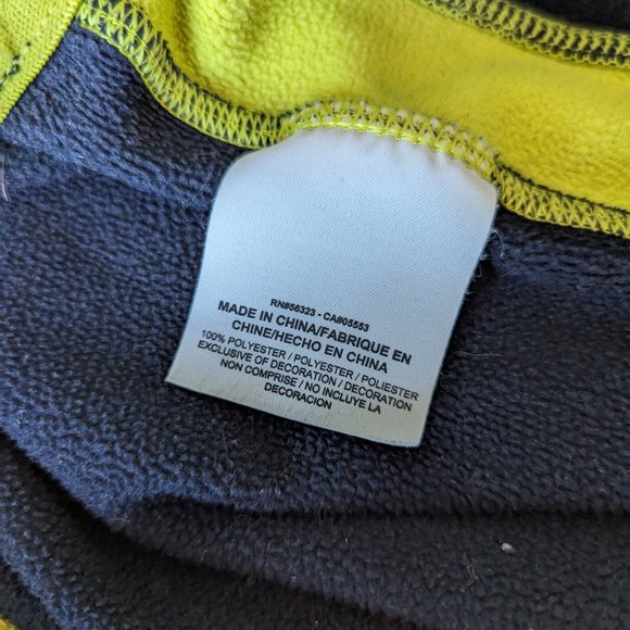 Nike Sweatpants Thermafit Navy and Yellow Striped - Picture 4 of 7